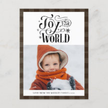 ブラウンモダンバッファロープレイドおもしろいスクリプシンプルトHoli