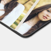 ブラウンモダンフォトコラージデスクマット デスクマット (コーナー)