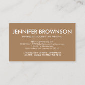 ブラウンモダン体タンスプレー 名刺 (裏面)