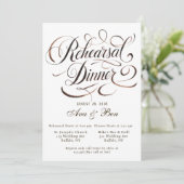 ブラウンモチャムース書道リハーサルディナー 招待状 (スタンド正面)