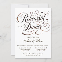 ブラウンモチャムース書道リハーサルディナー 招待状