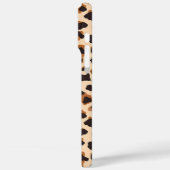 ブラウンモノグラムのヒョウ柄シッモダンク Case-Mate iPhoneケース (裏面 / 左)