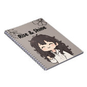 ブラウンライズ&シャインノート ノートブック (右側)