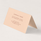 ブラウンラグジュアリー 名刺 (裏面)