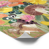 ブラウンラビットとタンポポ ポスター (角)