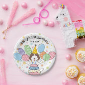 ブラウンラブラドールドッグバースデーパーティー紙プレート ペーパープレート (パーティー)