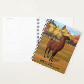 ブラウンラマインオータムファームパスチュール プランナー手帳 (ディスプレー)