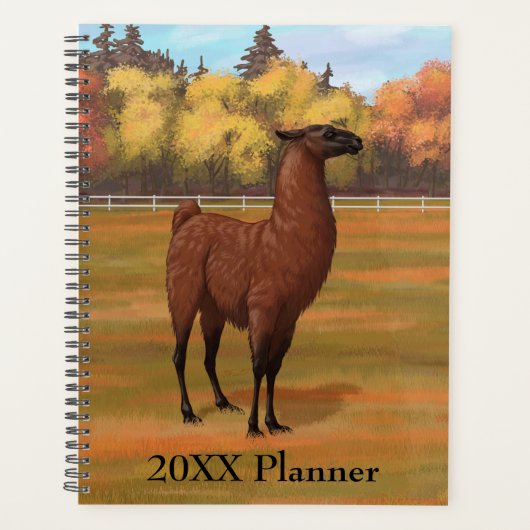 ブラウンラマインオータムファームパスチュール プランナー手帳 (正面)