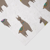 ブラウンラマスオンホワイトデコパージュ 薄葉紙 (詳細)