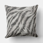 ブラウンレオパードアニマルプリントスパークル クッション (裏面)