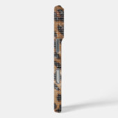 ブラウンレオパードアニマルプリントスパークル Case-Mate iPhoneケース (裏面 / 右)