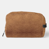 ブラウンレザーフェイクドップキット(エンボス文字付) ドップキット (裏面)