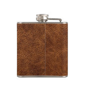 ブラウンレザーフェイクモノグラモダンム フラスク (裏面)