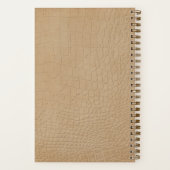 ブラウンレザールックジャーナル ノートブック (裏面)