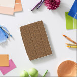 ブラウンレザー幾何学模様GR3 iPad MINIカバー<br><div class="desc">ヴィンテージカッコいいブラウンレザーのテクスチャプリント幾何学的パターンエンボスルック。</div>