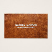 ブラウンレザー背景 (正面)