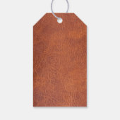 ブラウンレザー ギフトタグ (裏面)