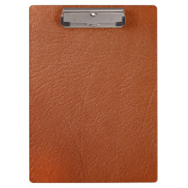 ブラウンレザー クリップボード