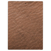 ブラウンレザー クリップボード (裏面)