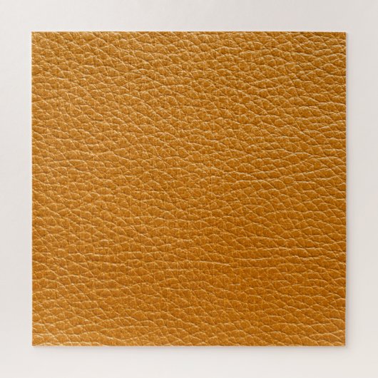ブラウンレザー、クローズアップテクスチャ背景。 ジグソーパズル (縦)