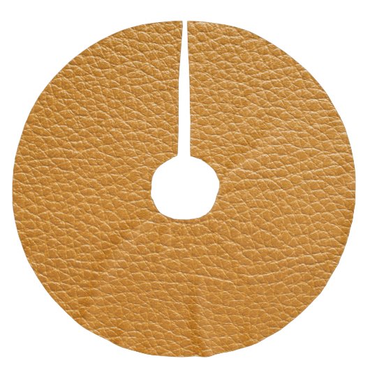 ブラウンレザー、クローズアップテクスチャ背景。 ブラッシュドポリエステルツリースカート (正面)