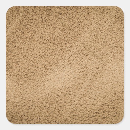 ブラウンレザー スクエアシール (正面)