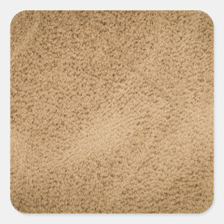 ブラウンレザー スクエアシール