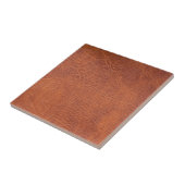 ブラウンレザー タイル (側面)