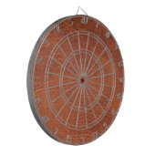 ブラウンレザー ダーツボード (正面左)