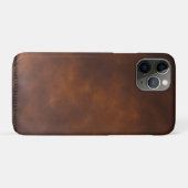 ブラウンレザーiPhoneケースエレガント- & Durable Prot Case-Mate iPhoneケース (裏面(横))