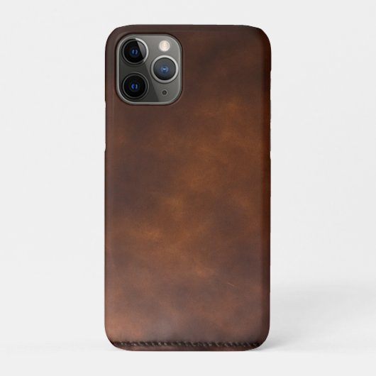 ブラウンレザーiPhoneケースエレガント- & Durable Prot Case-Mate iPhoneケース (裏)