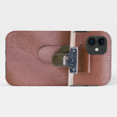 ブラウンレザーiPhone 5ケース Case-Mate iPhoneケース (裏面(横))