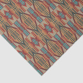 ブラウンレッドテラコッタアクアターコイズブルートライブラート 薄葉紙 (詳細)