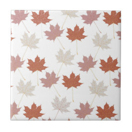 ブラウンレッド秋葉フローラY2Kパターン タイル