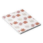 ブラウンレッド秋葉フローラY2Kパターン ノートパッド (アングル)