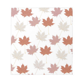 ブラウンレッド秋葉フローラY2Kパターン ノートパッド