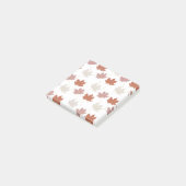 ブラウンレッド秋葉フローラY2Kパターン ポストイット (アングル)