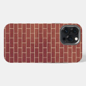 ブラウンレンガの壁 iPhoneケース iPhone 13 Pro Maxケース (裏面横)