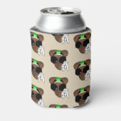 ブラウンロックオンウンチ絵文字クーラーボックス 缶クーラー (缶裏面)