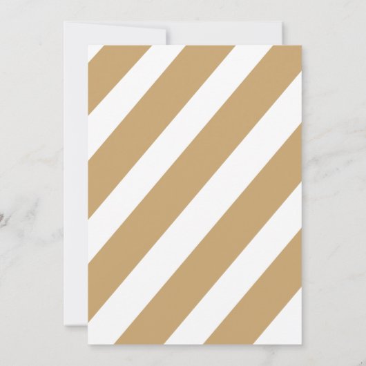 ブラウンロックスターロックバイバイベイビーシャワー招待状 招待状 (裏面)