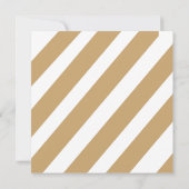 ブラウンロックスターロックバイバイベビーシャワー 招待状 (裏面)