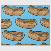 ブラウンローボートラッピング紙 ラッピングペーパー (フラット)