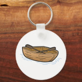 ブラウンローボート キーホルダー (正面)