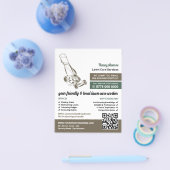 ブラウンローンモーア、芝生サー気にビス チラシ (シングル)