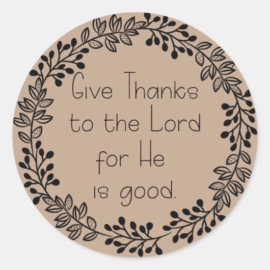 ブラウン与えドードレフ感謝していのリース ラウンドシール (正面)