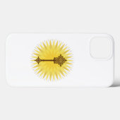 ブラウン伝統的エチオピアクロスデザイン Case-Mate iPhoneケース (裏面 (横))