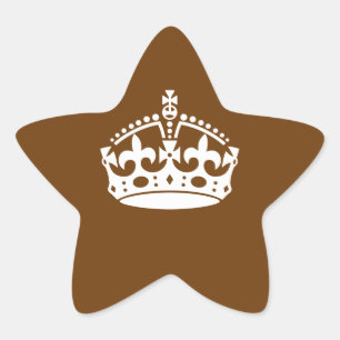 ブラウン保デコールのCalm Crown 星シール
