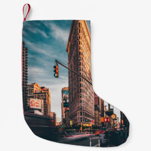 ブラウン写真の建築建物 スモールクリスマスストッキング