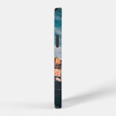 ブラウン写真の建築建物 iPhoneケース (右側面)