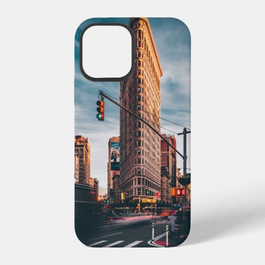 ブラウン写真の建築建物 iPhoneケース (裏面)